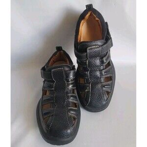 Dr Comfort Fisherman Men Therapeutic Diabetic Extra Depth Leather Sandal Sz 6.5